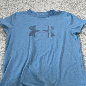 Blue under armor shirt